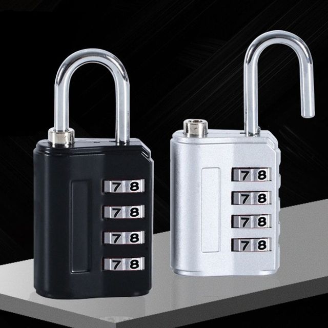 4-digit Password Lock Gym Locker Password Padlock Drawer Suitcase